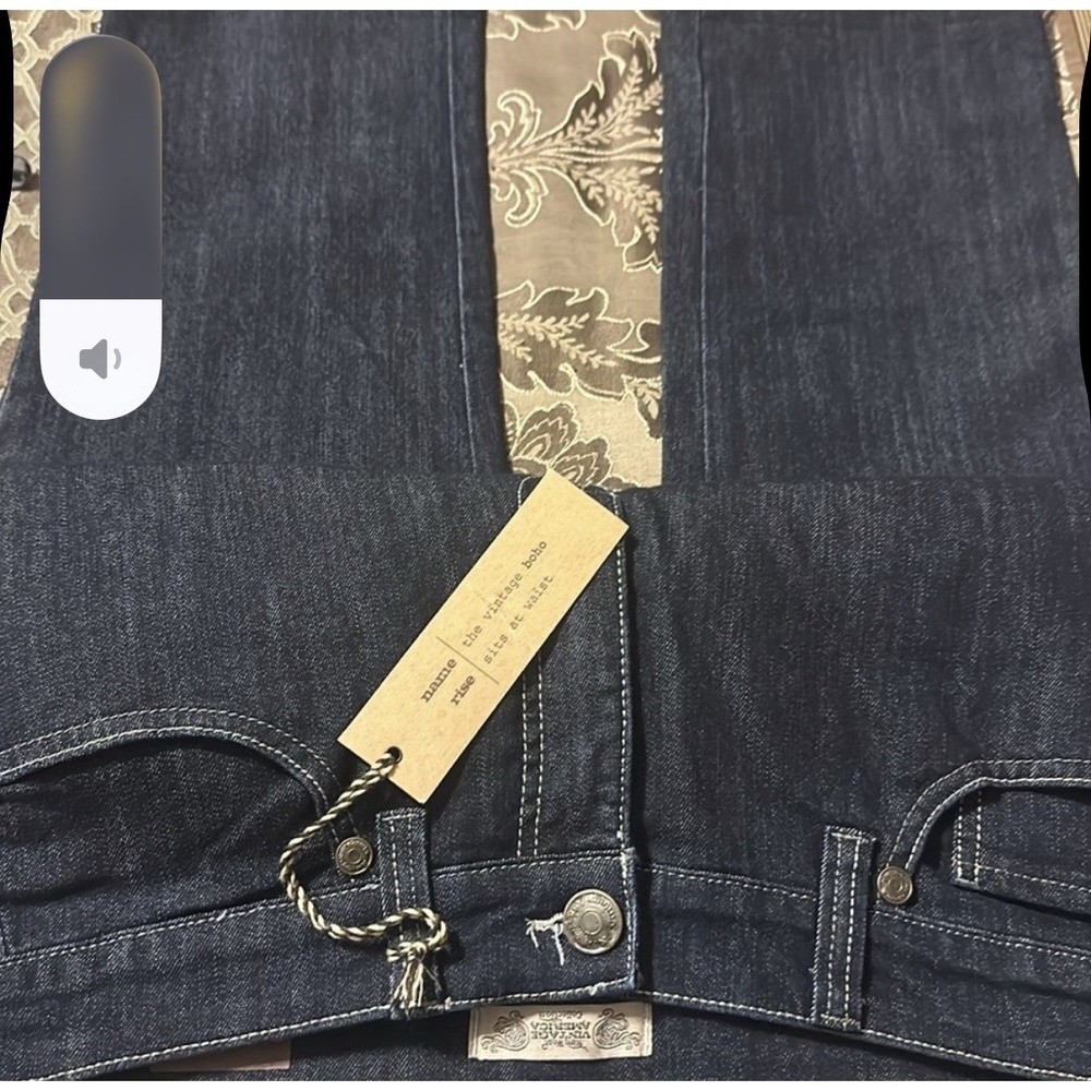 Nine West Vintage America Vintage Cropped Blue Jeans Size Missy 10/30 - Picture 5 of 9